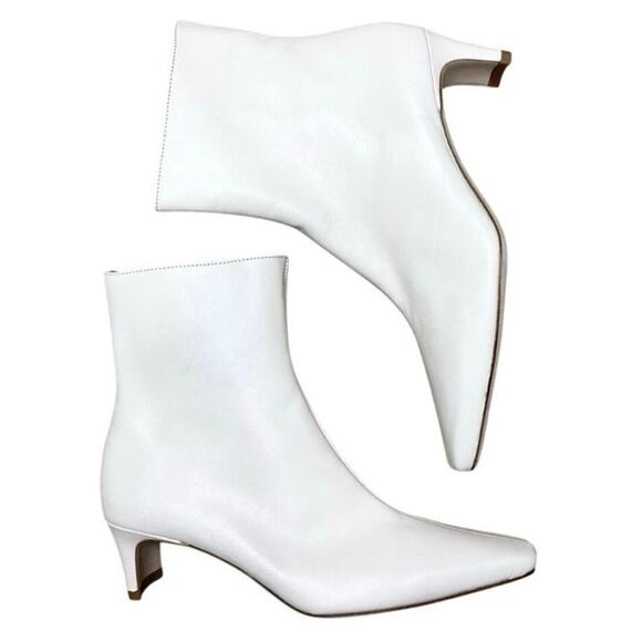 Staud Wally Booties In Cream 9 1/2 NWOB - Picture 3 of 7